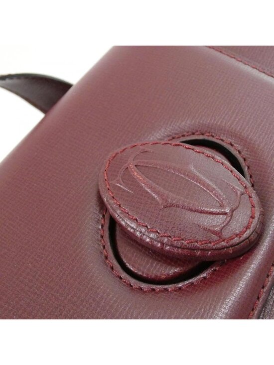 Cartier Vintage Backpack Burgundy main image 5